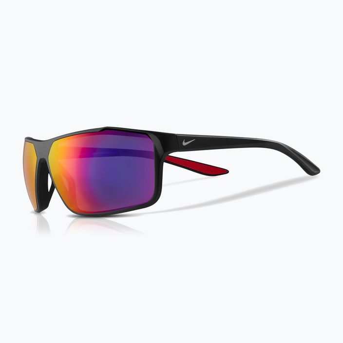 Мъжки слънчеви очила Nike Windstorm matte black/pure pltnm/field tint 5