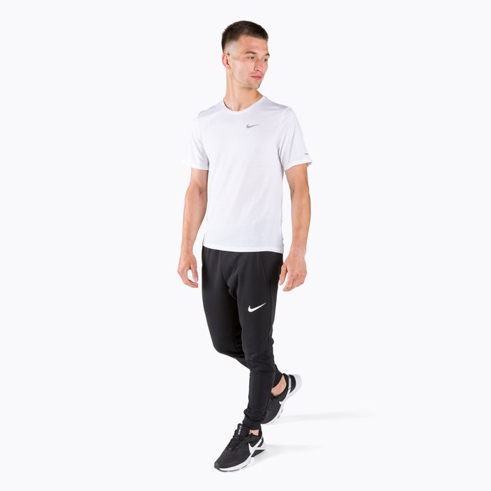 Мъжка тренировъчна тениска Nike Dri-FIT Miler бяла CU5992-100 2