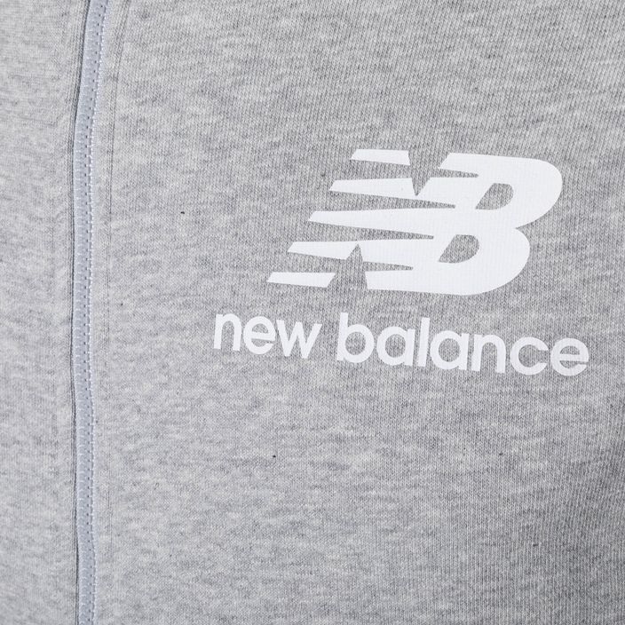 Мъжки суитчър New Balance Essentials Stacked Full сив 3