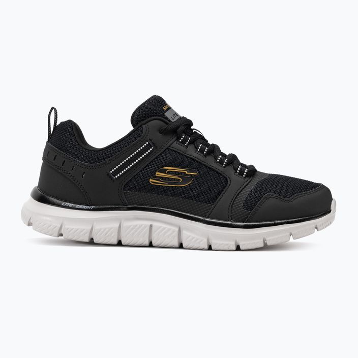 Мъжки обувки SKECHERS Track Knockhill black/gold 2