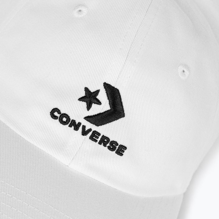 Converse Logo Lock Up Бейзболна шапка 10022131-A02 white 4