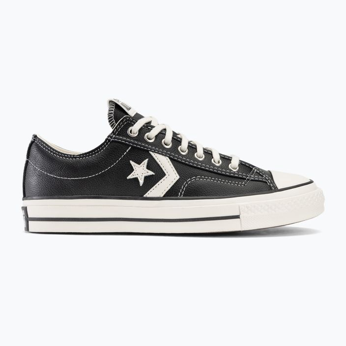 Кецове Converse Star Player 76 Fall Leather A06204C black/vintage white/silver 2