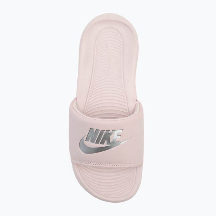 Nike Victori One Slide дамски джапанки barely rose/barely rose/metallic silver 5