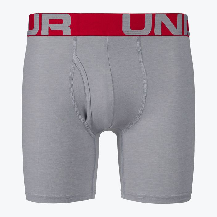 Мъжки боксерки Under Armour Charged Cotton 6 in 3 Pack UAR-1363617011 4