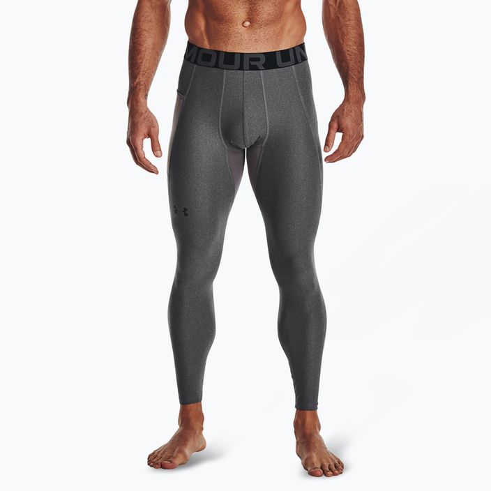 Мъжки гамаши за тренировка Under Armour HeatGear carbon heather/black