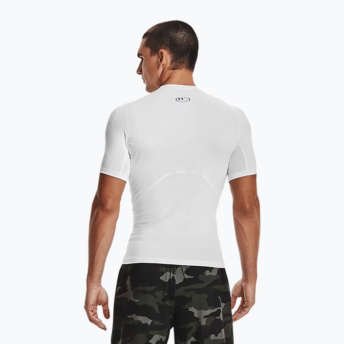 Мъжка тренировъчна тениска Under Armour Ua Hg Armour Comp SS white 1361518-100 4