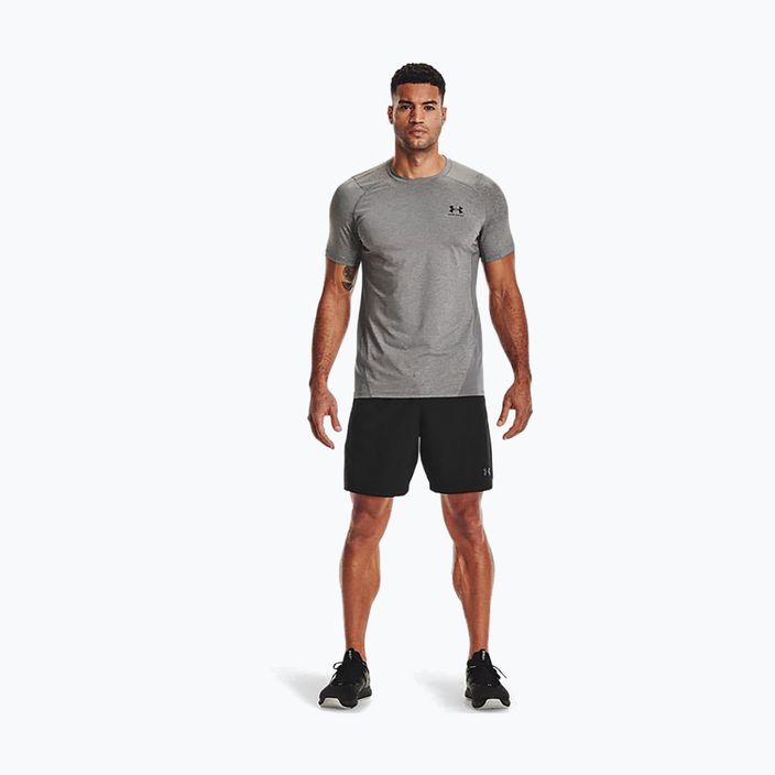 Мъжки тениски Under Armour HeatGear Armour Fitted сива тениска за тренировки 1361683 5