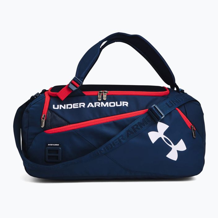 Under Armour Contain Duo Sm Дъфъл чанта за обучение тъмносиньо 1361225