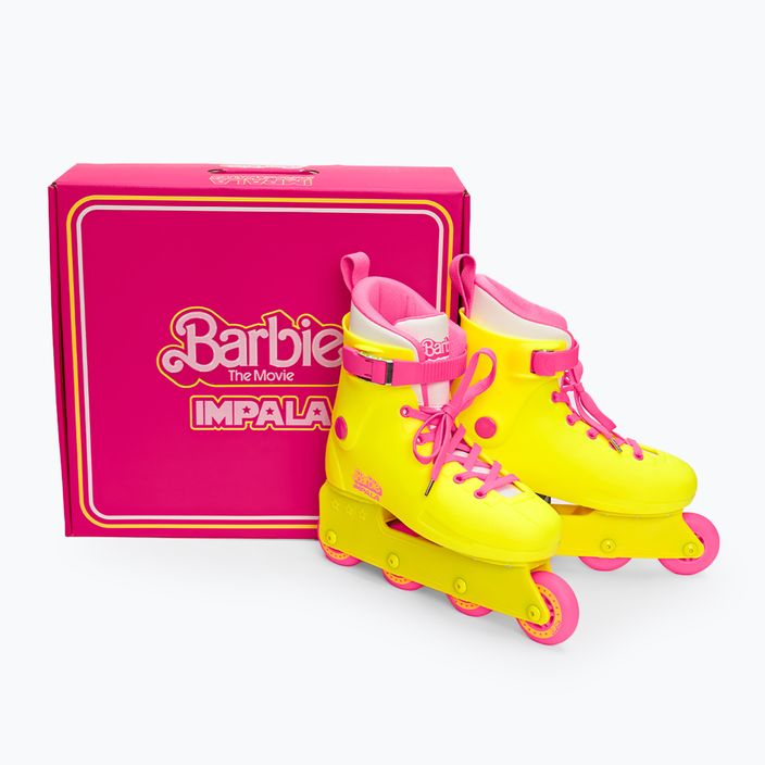 Дамски ролкови кънки IMPALA Lightspeed Inline Skate barbie ярко жълто 6