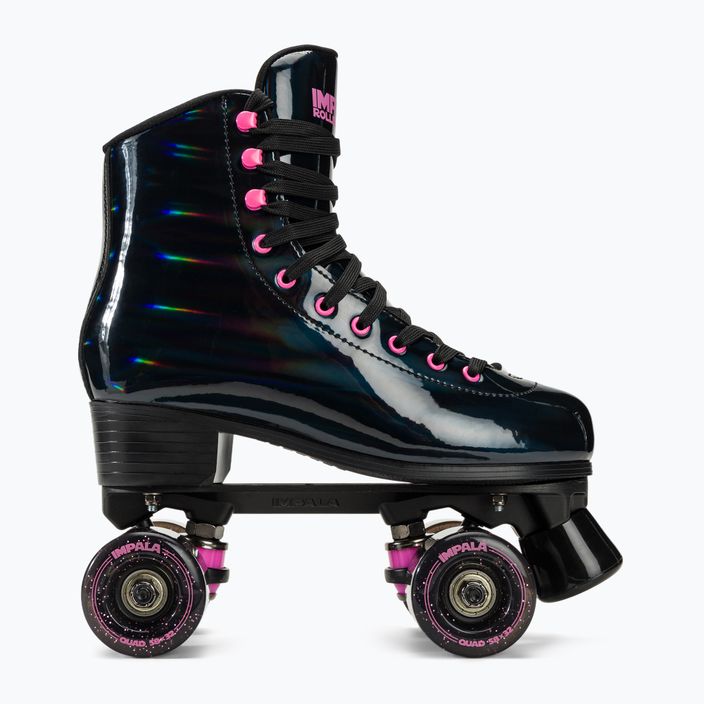 Дамски кънки IMPALA Quad Skate black holographic 2