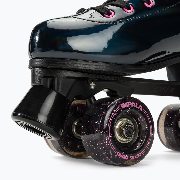 Дамски кънки IMPALA Quad Skate black holographic 8