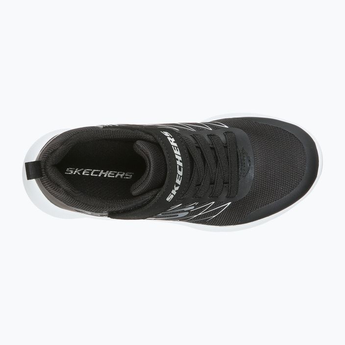Детски обувки за обучение SKECHERS Microspec Texlor черно/сребристо 11