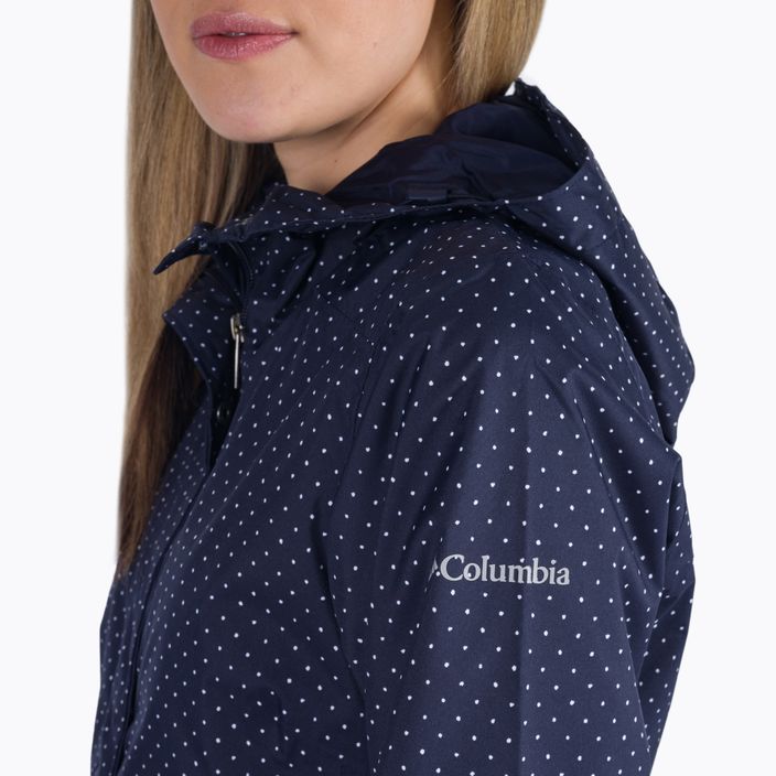 Columbia Splash A Little II 468 Blue Membrane Rain Jacket за жени 1771064 4