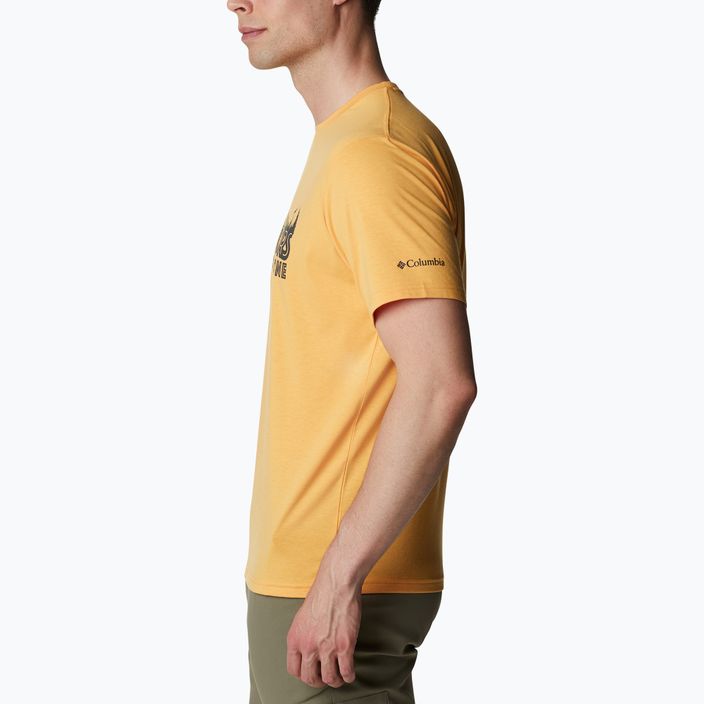 Columbia Sun Trek мъжка риза за трекинг жълта 1931172