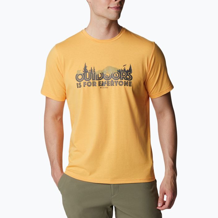 Columbia Sun Trek мъжка риза за трекинг жълта 1931172 5