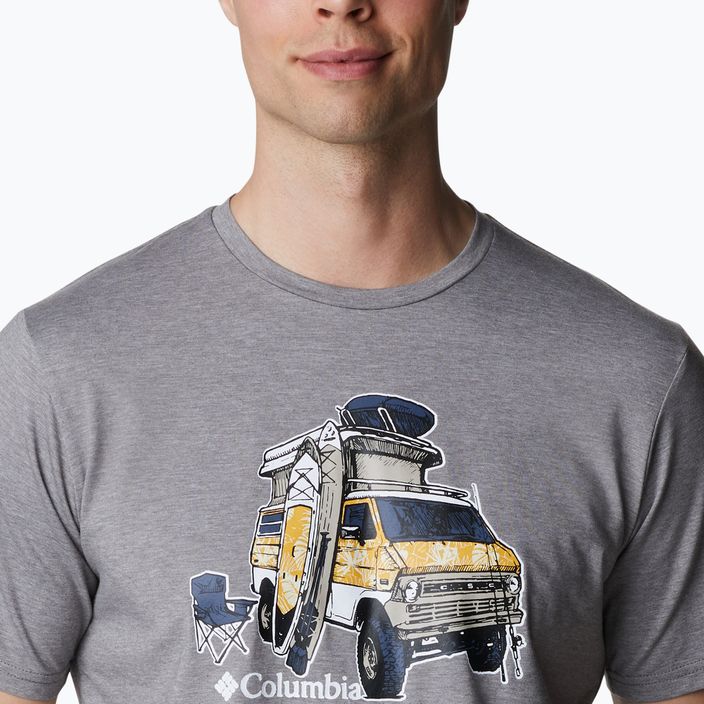 Columbia Sun Trek мъжка риза за трекинг сива 1931172 2