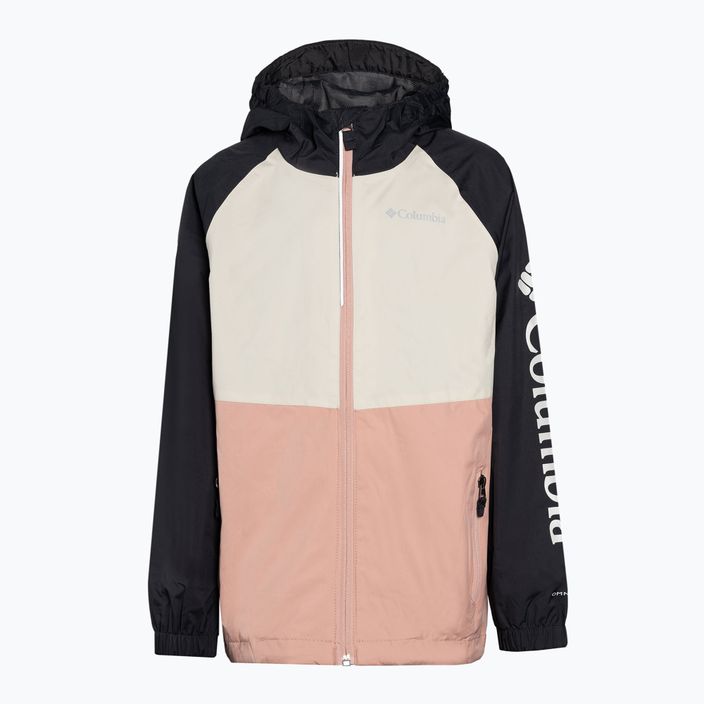 Детско дъждобранно яке Columbia Dalby Springs faux pink/chalk/shark