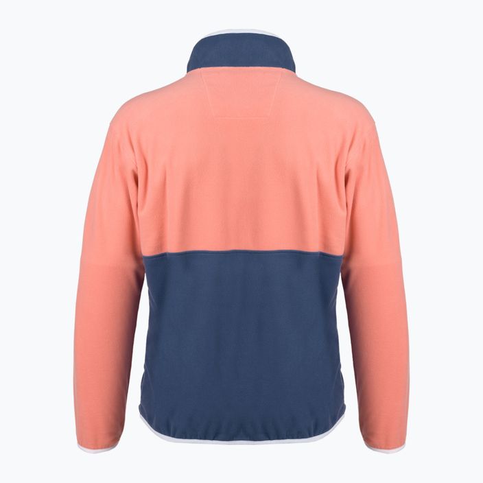 Оранжево-синя поларена блуза за мъже Columbia Back Bowl 1890764 2