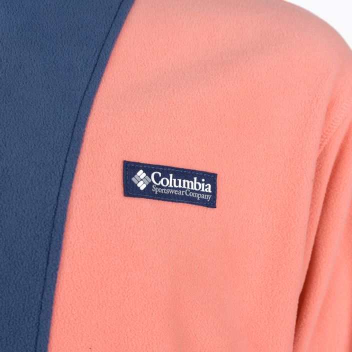 Оранжево-синя поларена блуза за мъже Columbia Back Bowl 1890764 3