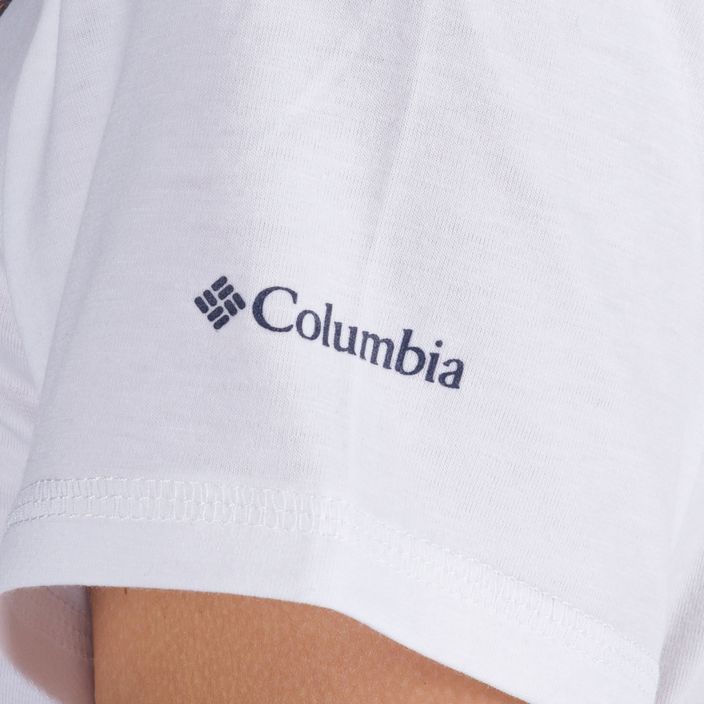 Дамска риза за трекинг Columbia Sun Trek Graphic white 1931753 4