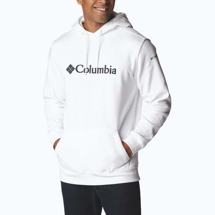 Мъжка блуза за преходи Columbia CSC Basic Logo II бял 1681664