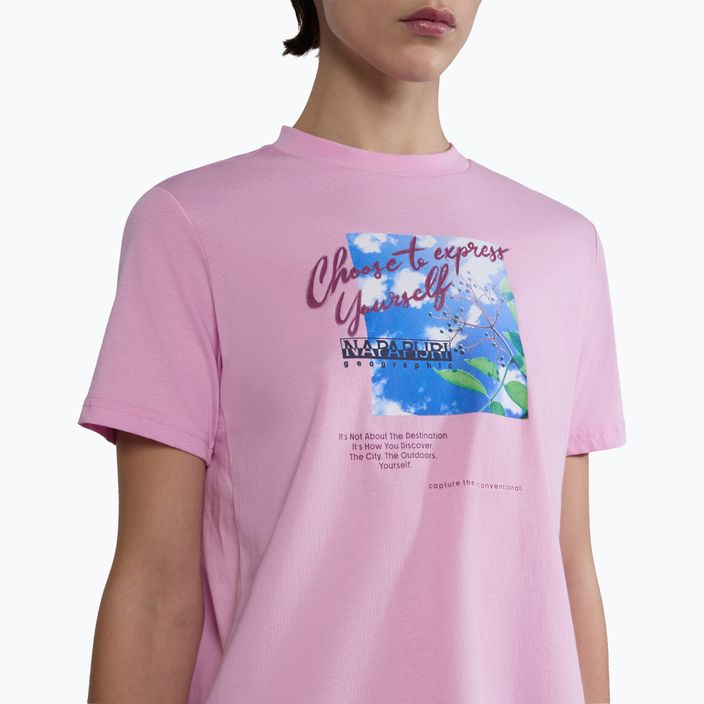 Napapijri дамска тениска S-Yukon pink pastel 4