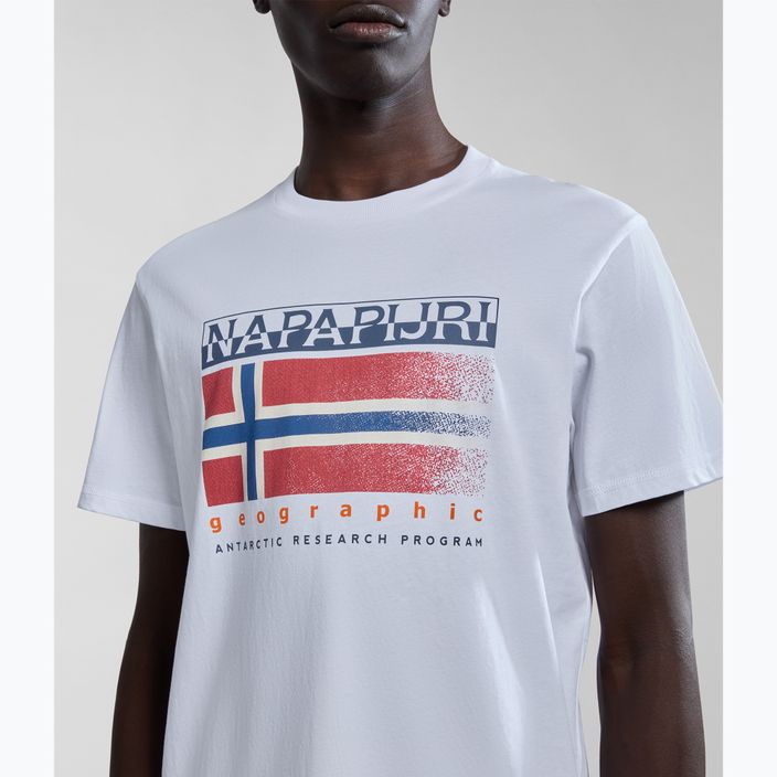 Мъжка тениска Napapijri S-Kreis brightwhite 4