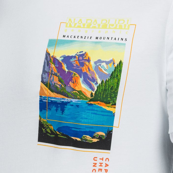 Мъжка тениска Napapijri S-Canada brightwhite 7