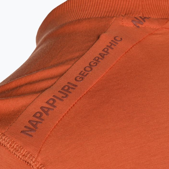 Мъжка риза Napapijri S-Smallwood orange burnt 4