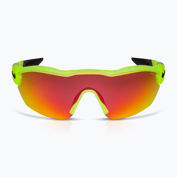 Мъжки слънчеви очила Nike Show X3 Elite L matte volt/road red mirror 2