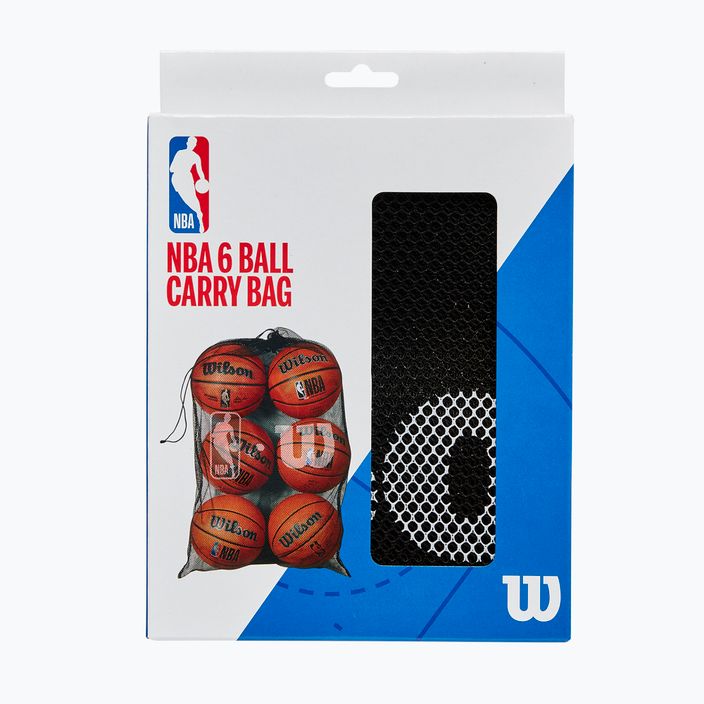 Уилсън NBA автентична баскетболна чанта с 6 топки 3