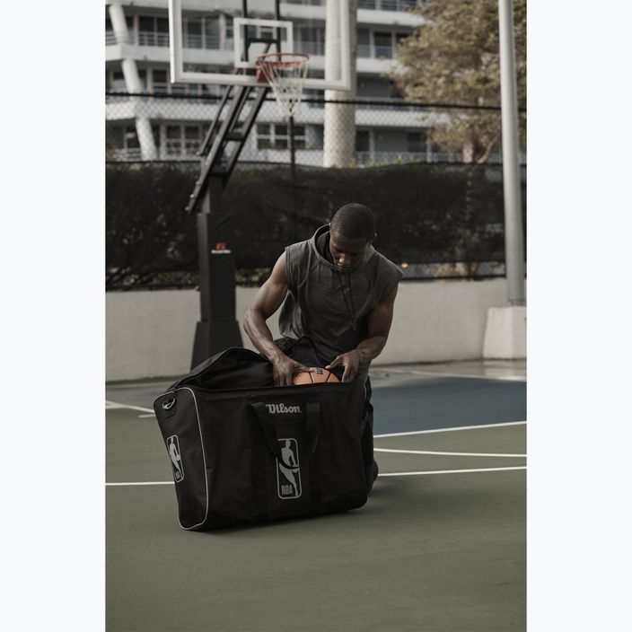 Уилсън NBA автентична баскетболна чанта с 6 топки 6