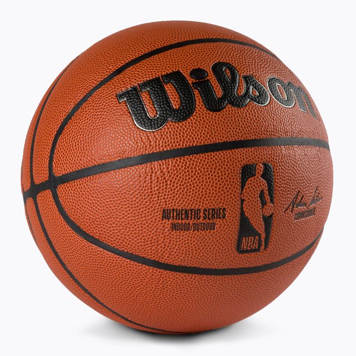 Уилсън NBA автентична баскетболна топка за игра на закрито и на открито Браун WTB7200XB07 2