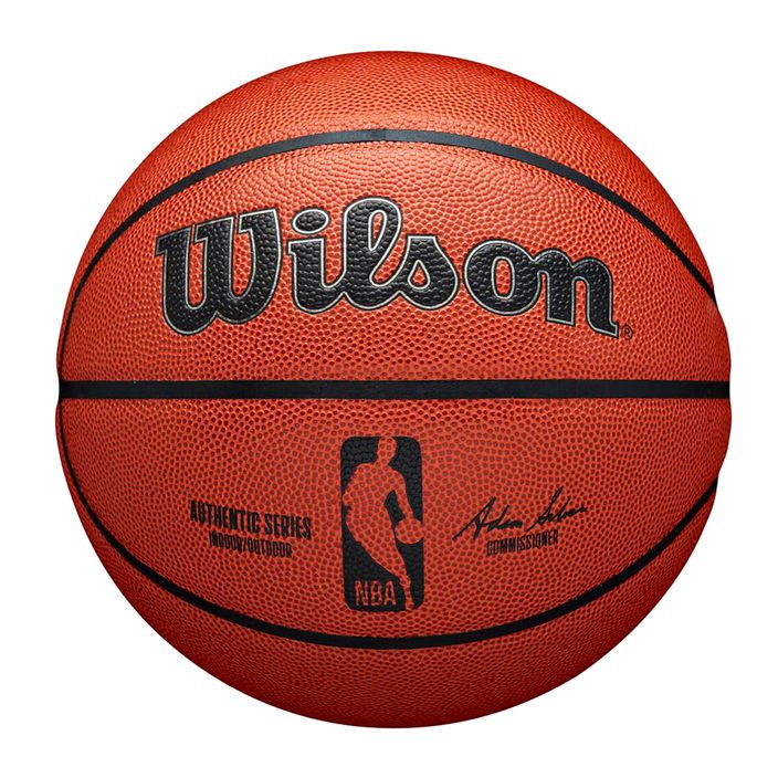 Уилсън NBA автентична баскетболна топка за игра на закрито и на открито Браун WTB7200XB07 3