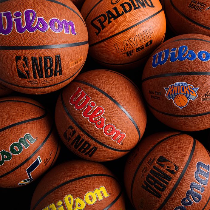 Уилсън NBA автентична баскетболна топка за игра на закрито и на открито Браун WTB7200XB07 4