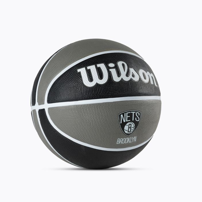 Wilson NBA Team Tribute Brooklyn Nets баскетбол сив WTB1300XBBRO 2