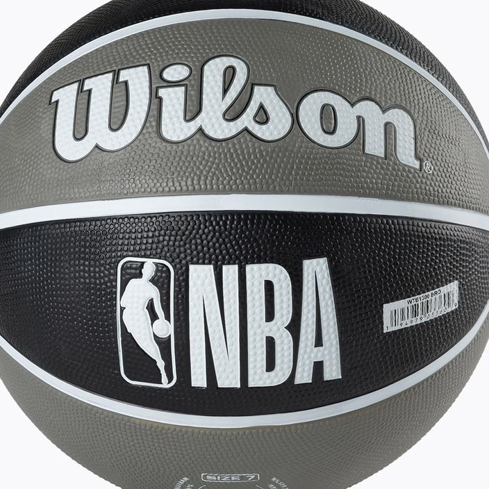 Wilson NBA Team Tribute Brooklyn Nets баскетбол сив WTB1300XBBRO 3