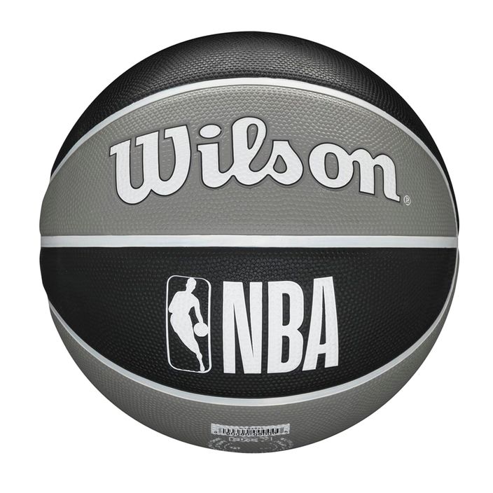 Wilson NBA Team Tribute Brooklyn Nets баскетбол сив WTB1300XBBRO 4