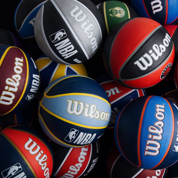 Wilson NBA Team Tribute Charlotte Hornets баскетболна топка синя WTB1300XBCHA 5