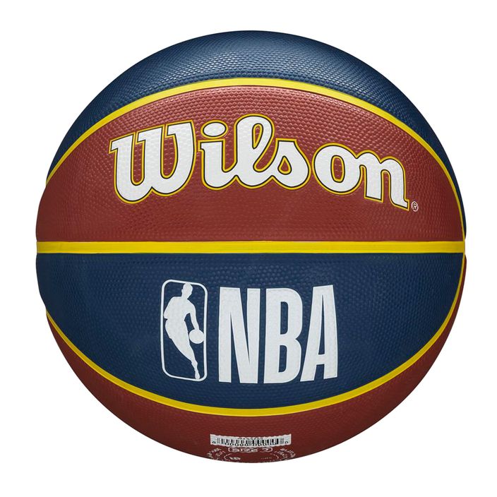 Баскетболна топка Wilson NBA Team Tribute Denver Nuggets, тъмносиня WTB1300XBDEN 3