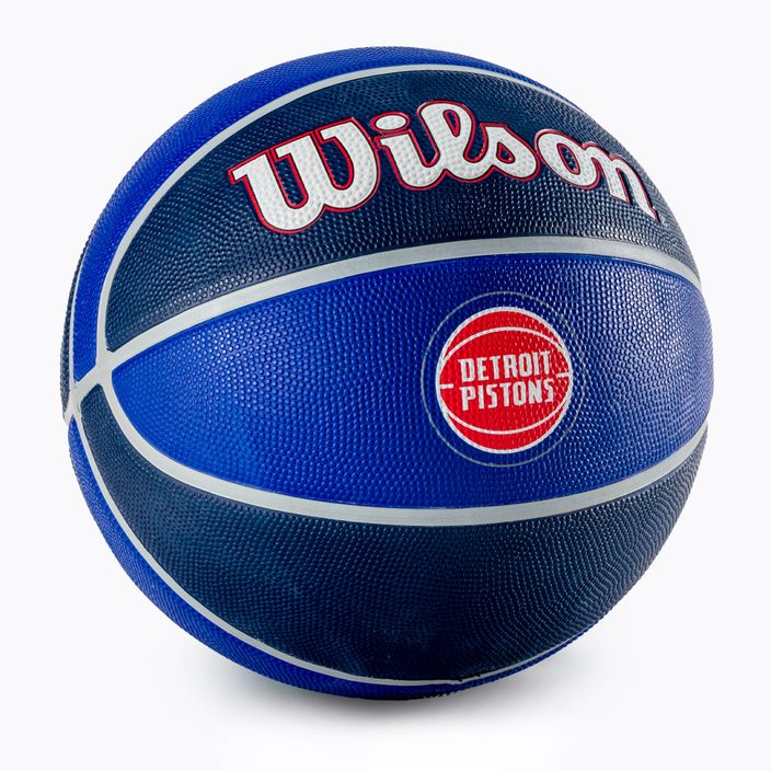 Wilson NBA Team Tribute Detroit Pistons баскетболна топка синя WTB1300XBDET 2