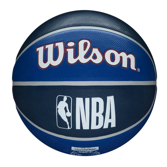 Wilson NBA Team Tribute Detroit Pistons баскетболна топка синя WTB1300XBDET 3
