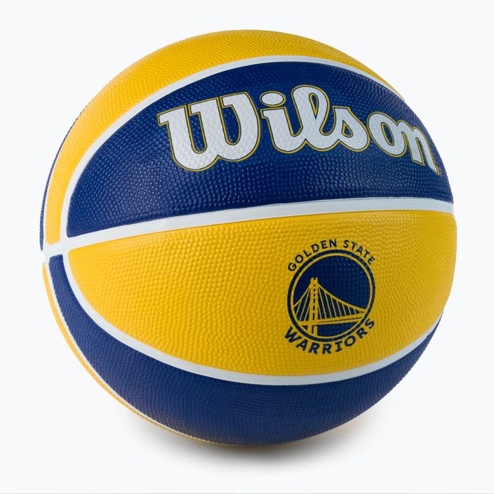 Wilson NBA Team Tribute Golden State Warriors баскетболна топка синя WTB1300XBGOL 2