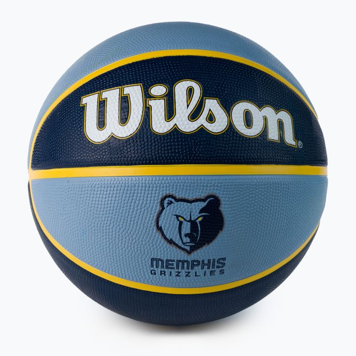 Баскетболна топка Wilson NBA Team Tribute Memphis Grizzlies, тъмносиня WTB1300XBMEM