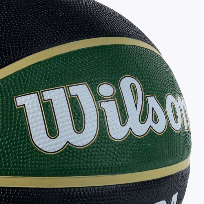 Wilson NBA Team Tribute баскетболна топка Milwaukee Bucks green WTB1300XBMIL 4