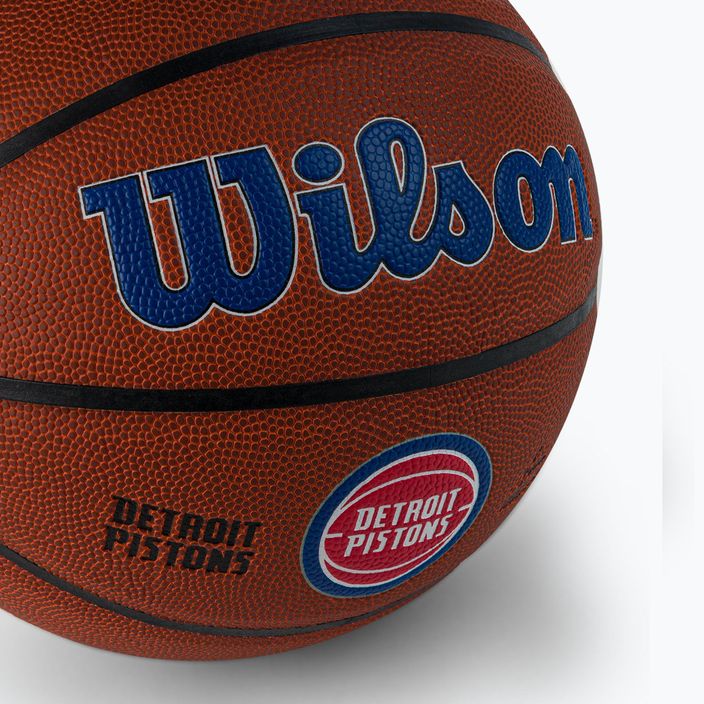 Wilson NBA Team Alliance Detroit Pistons баскетбол кафяв WTB3100XBDET 3