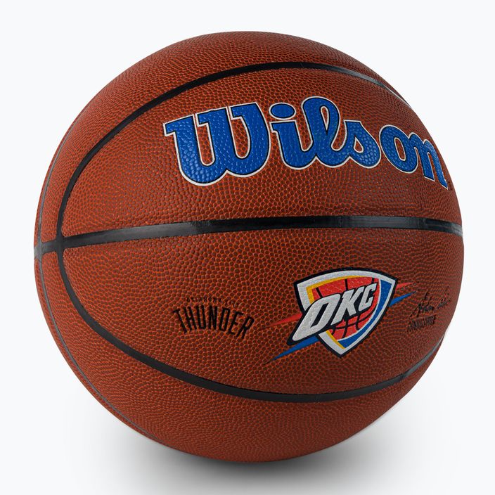 Wilson NBA Team Alliance Oklahoma City Thunder баскетбол кафяв WTB3100XBOKC 2
