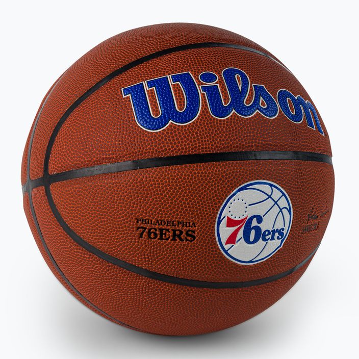 Wilson NBA Team Alliance Philadelphia 76ers баскетбол кафяв WTB3100XBPHI 2