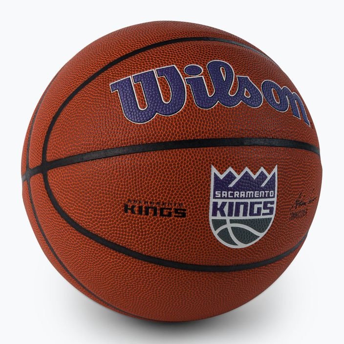 Wilson NBA Team Alliance Sacramento Kings баскетбол кафяв WTB3100XBSAC 2