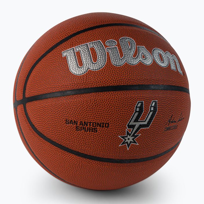 Wilson NBA Team Alliance San Antonio Spurs баскетбол кафяв WTB3100XBSAN 2